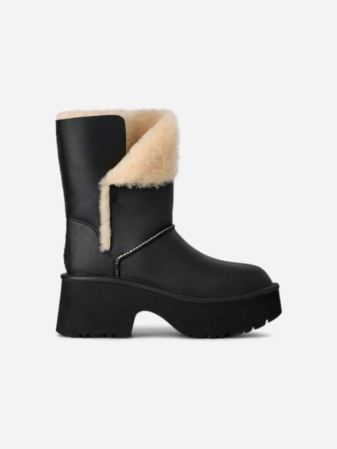 ® Women's Esmee Leather Boot Sheepskin Classic Boots in Black