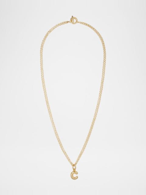 The Puffy Initial Necklace