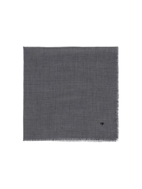 houndstooth wool scarf