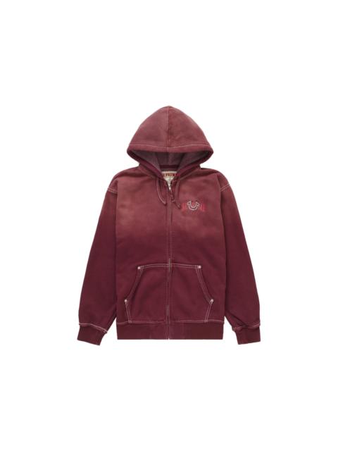 Supreme True Religion Zip Up Hooded Sweatshirt (FW22) Eggplant