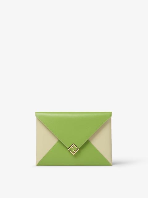 FF Diamonds Pouch Green leather pouch
