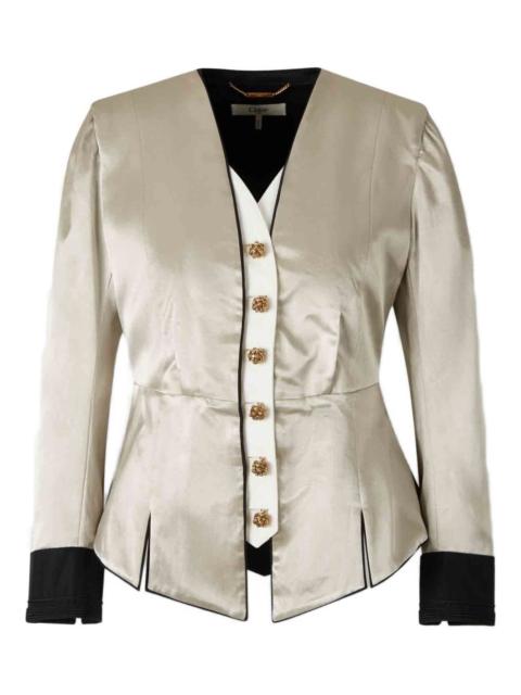 buttoned jacket