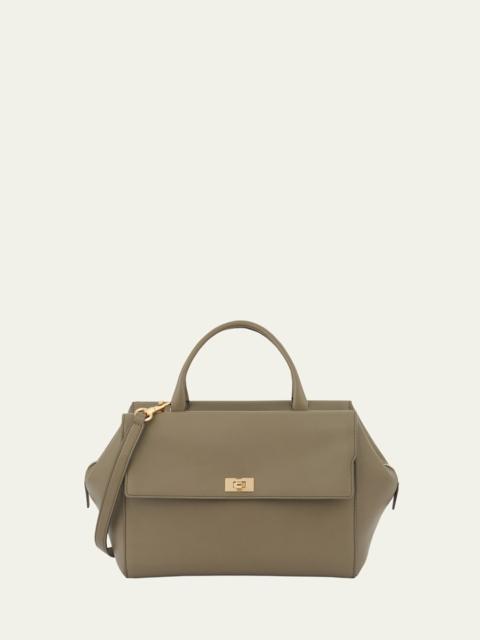 Seaton Zip Leather Satchel Bag