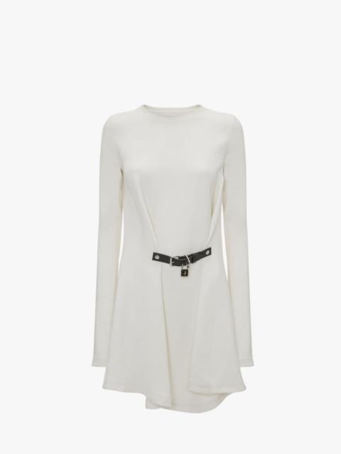 PADLOCK STRAP WRAP DRESS