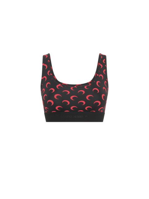 Recycled Moon Jersey Sports Bra