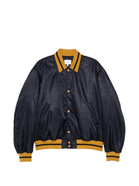 Rhude Logo-patch Striped-trim Jacket