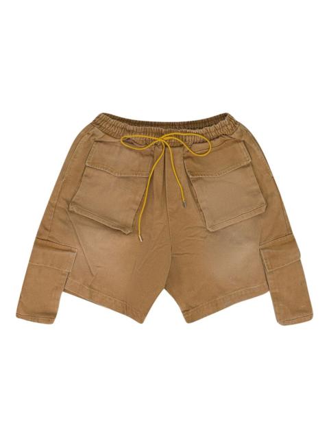 drawstring cargo shorts