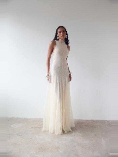 FOEHN MAXI DRESS IN CREAM LACE