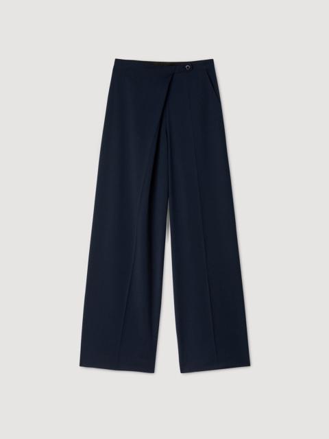 ASYMMETRIC STRAIGHT-LEG TROUSERS