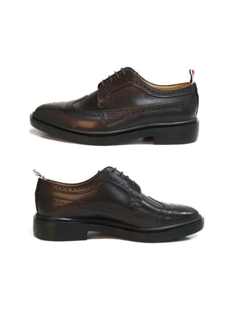 brogue-detail lace-up derby shoes