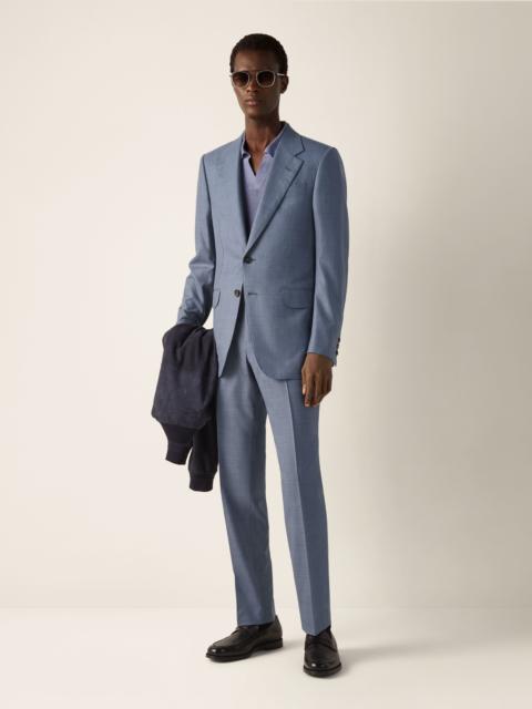 LIGHT BLUE CENTOVENTIMILA WOOL SUIT