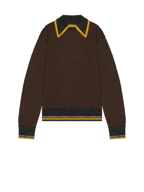 Knitted Collar Jumper