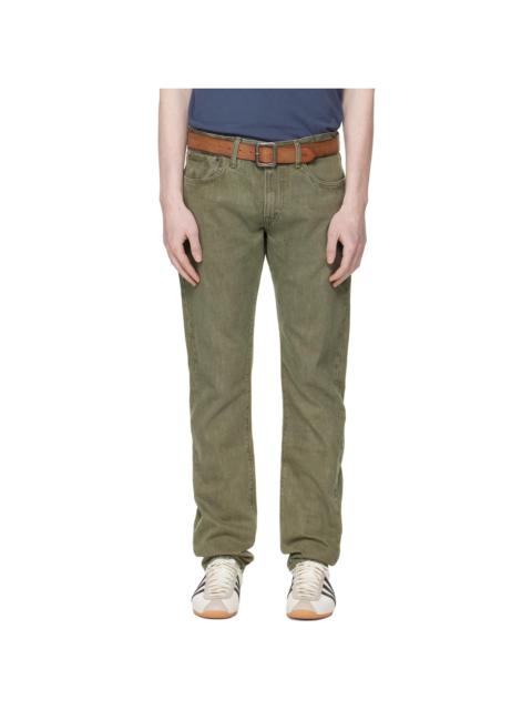 Green Slim Fit Jeans
