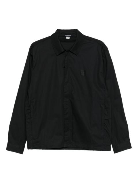 logo-detail cotton jacket