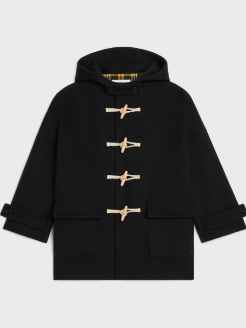 egg-shaped duffle-coat IN DOUBLE FACE CASHMERE