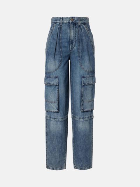 Nayla high-rise cargo jeans