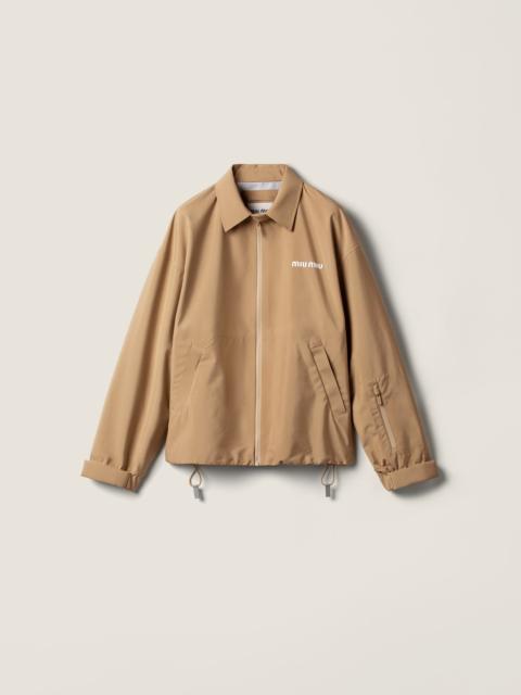Technical fabric windbreaker