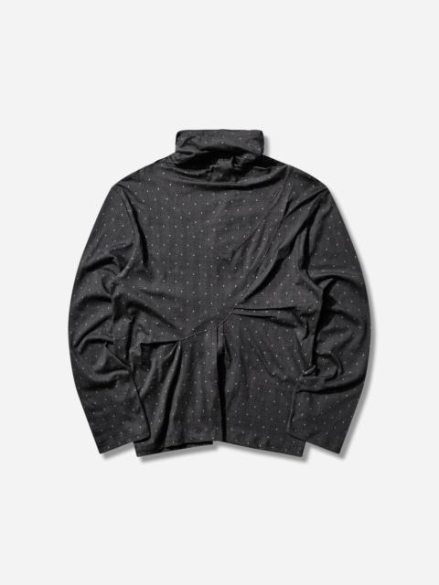 Men's Ohne Long Sleeve Mock Neck Top Black / Sapphire