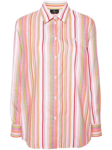 striped cotton shirt