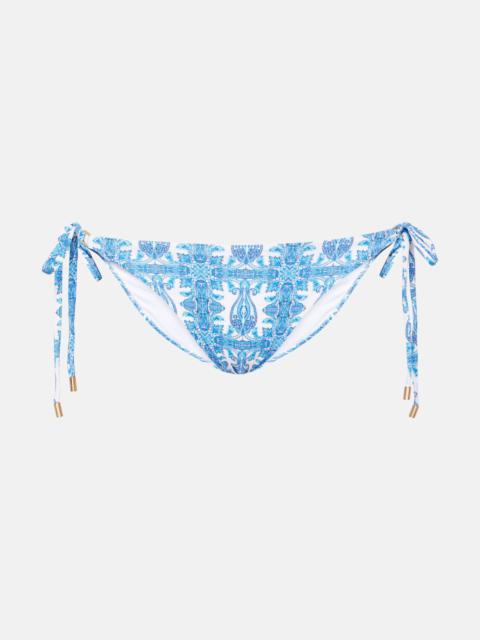Cancun printed bikini bottoms