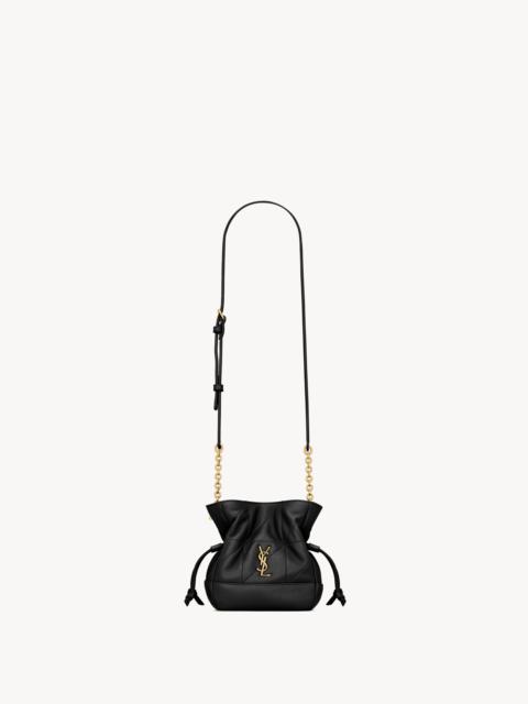 JAMIE MINI SHOULDER POUCH IN LAMBSKIN