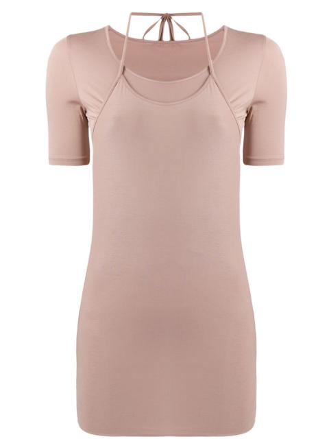 layered slim-fit T-Shirt