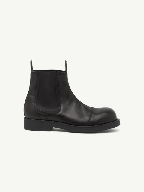 Leather Biker Chelsea boots