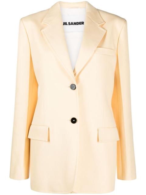 cotton-twill blazer