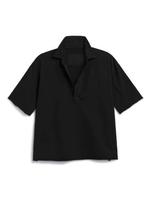 Short-Sleeve Popover Henley