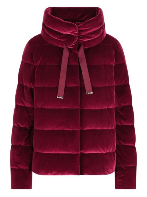 quilted high-neck jacket