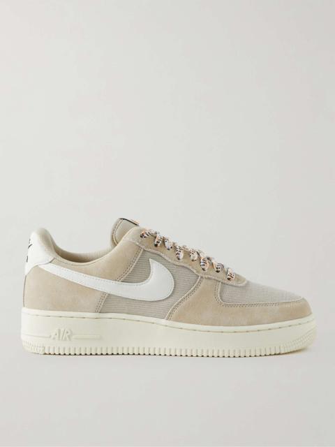 Air Force 1 '07 LV8 Suede and Canvas Sneakers