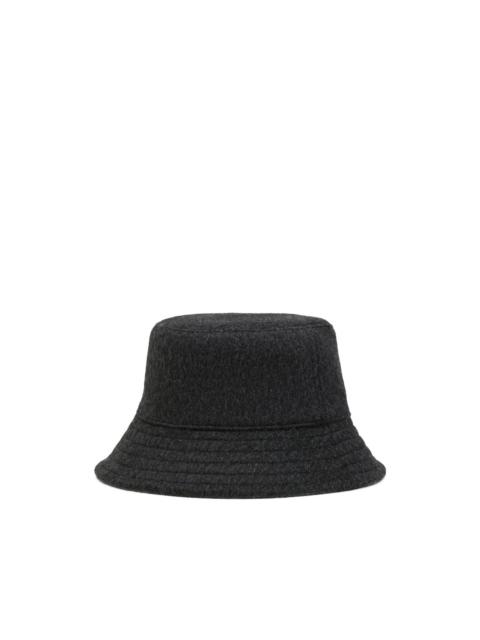 Ami De Coeur embossed wool bucket hat