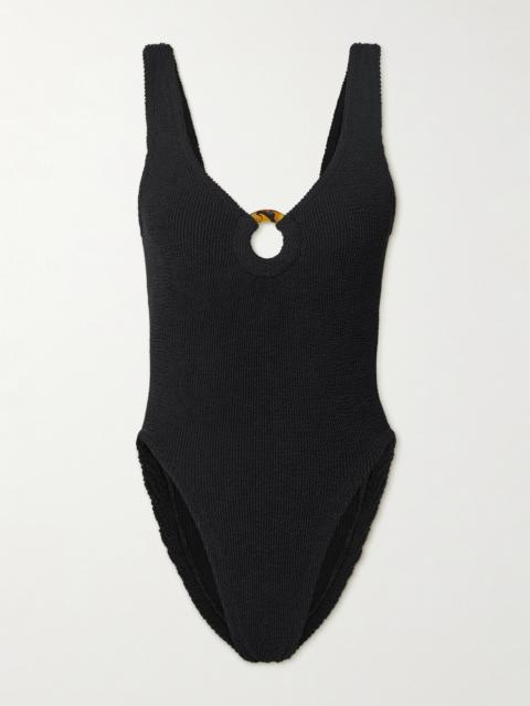 Celine Seersucker Swimsuit