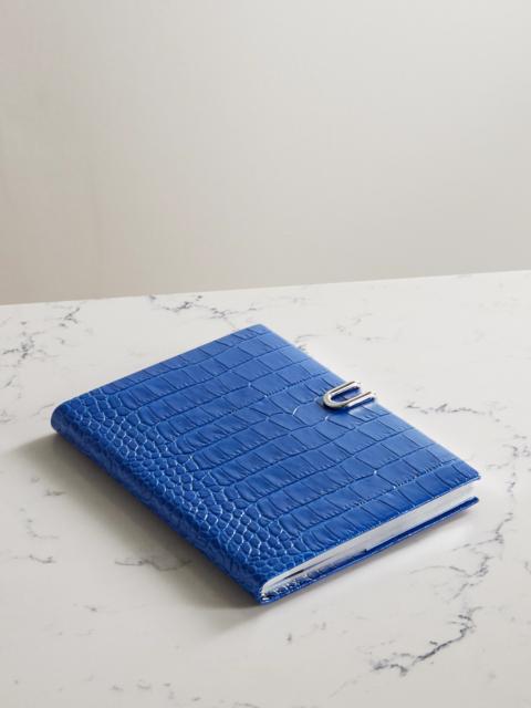 Mara Panama Croc-effect Leather Diary