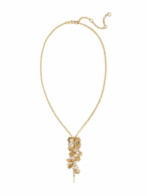 Team Spirit Flower & Pearl Necklace