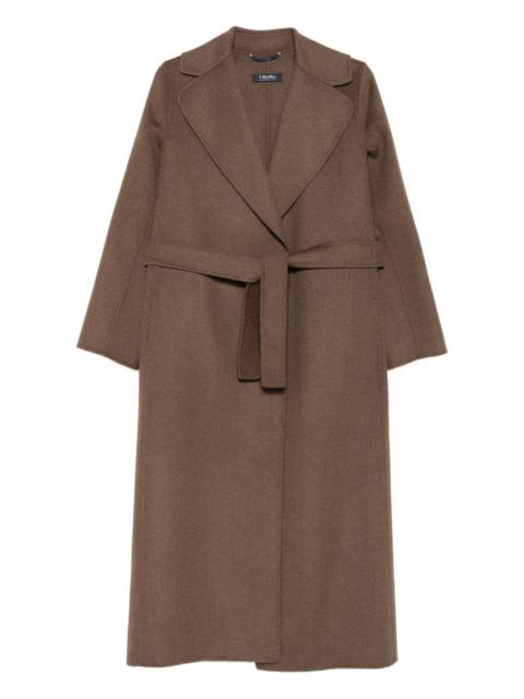 belted wrap coat