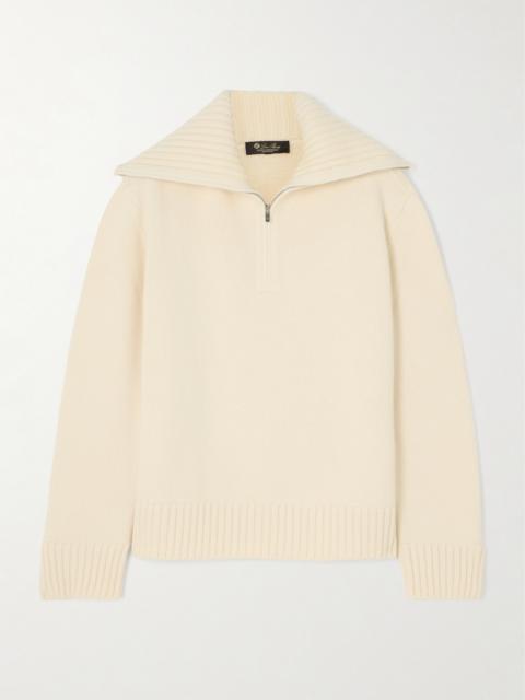 Cashmere Half-zip Sweater