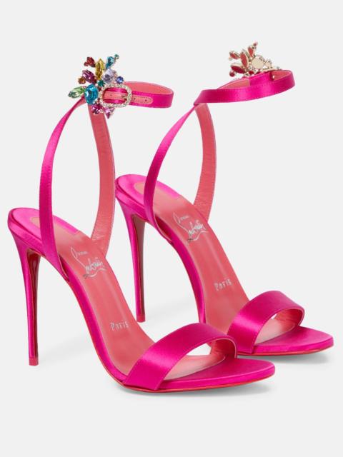 Goldie Joli 100 satin sandals