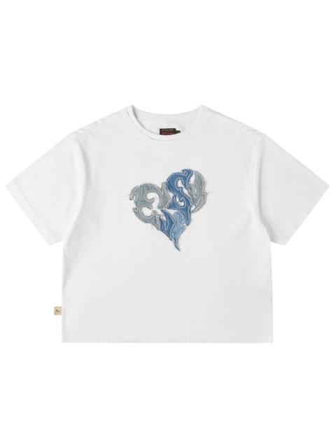 Evisu Denim Appliqué T-Shirt