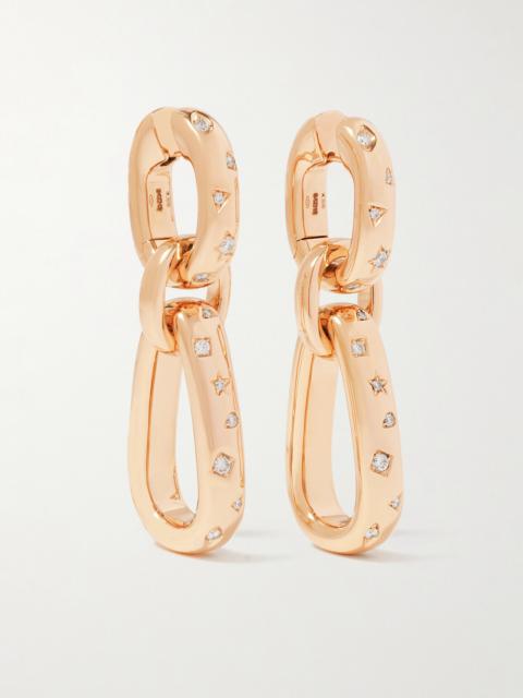 Iconica 18-karat Rose Gold Diamond Earrings