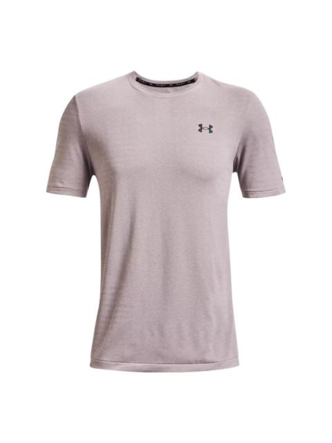 Under Armour Rush Seamless GeoSport Short Sleeve T-shirt 'Stone Beige' 1370441-279
