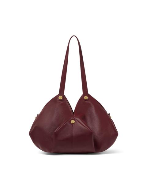 Protea leather shoulder bag