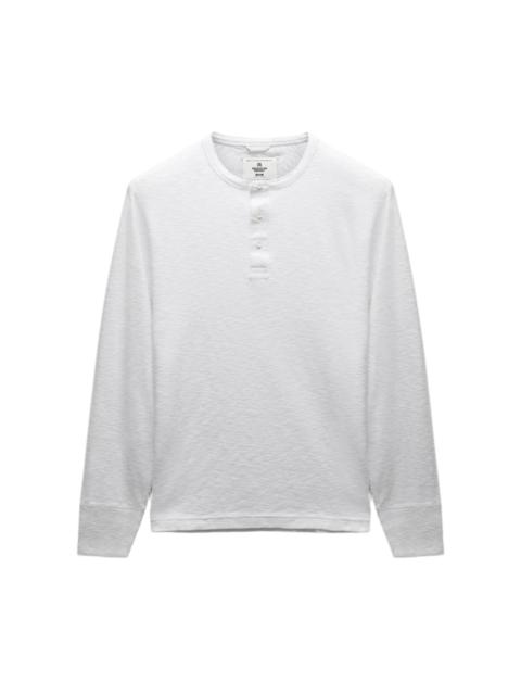 1x1 Slub Slim Henley White