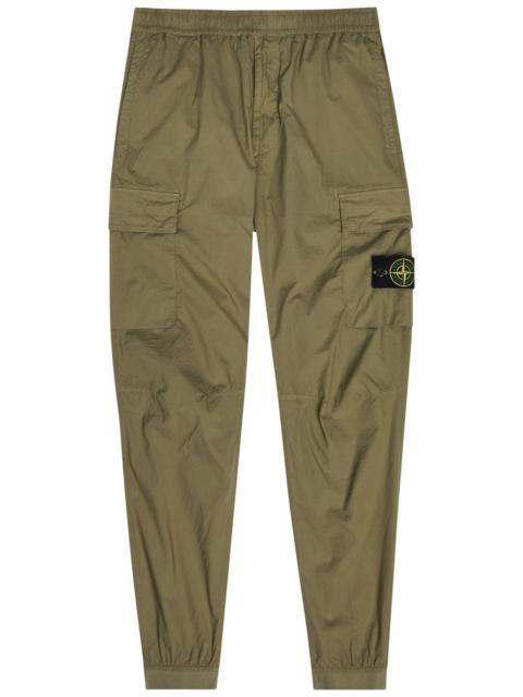 Stone Island Stretch-cotton Cargo Trousers