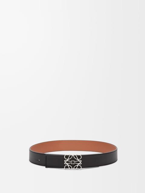 Reversible Anagram belt in smooth calfskin