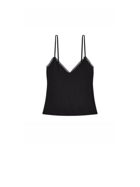 The Long Cami Black
