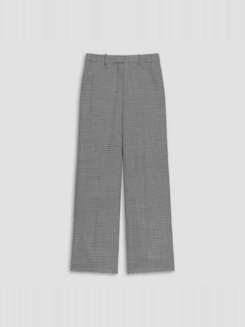 Relaxed Straight Pant in Wool-Blend Twist