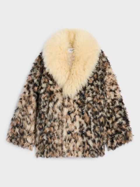 coat IN mohair alpaca