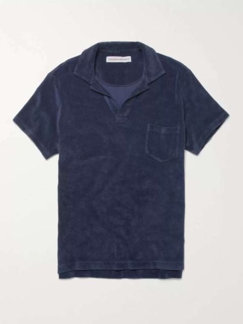 Cotton-Terry Polo Shirt