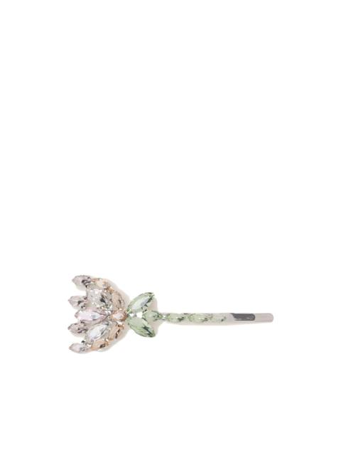rhinestone-embellished hair clip
